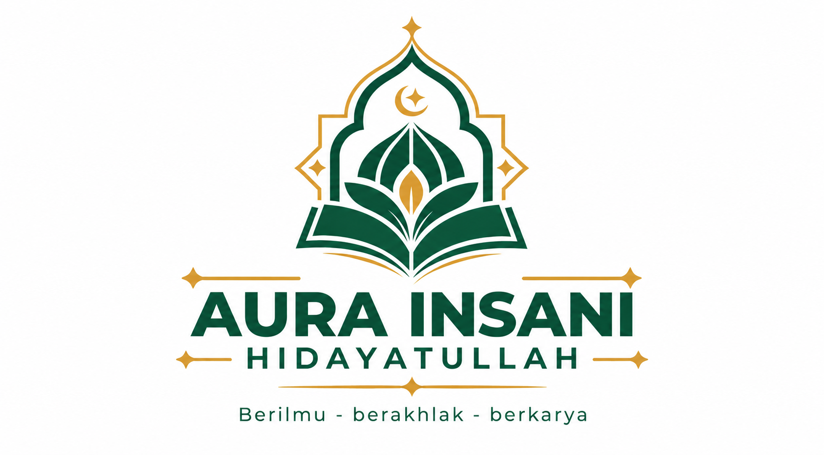Logo Aura Insani Hidayatullah — Berilmu, berakhlak, berkarya